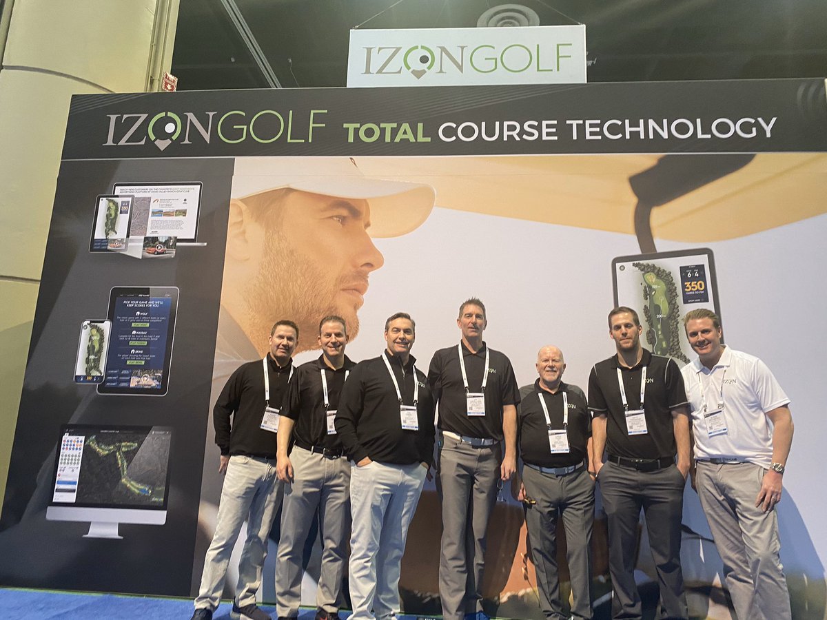 izongolf's tweet photo. Team IZON PGA Merchandise Show Day 1 in the books! #2020pgamerchandiseshow https://t.co/llj9vsWQCs