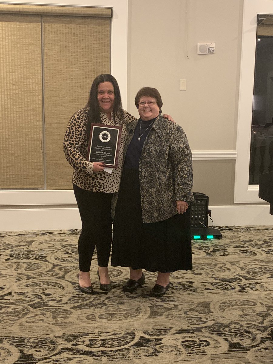 JessicaAivazis's tweet image. Congrats to our Secondary Assistant Principal of the year for VASA, Colleen Kivan @vcsvasa #VCSVASA