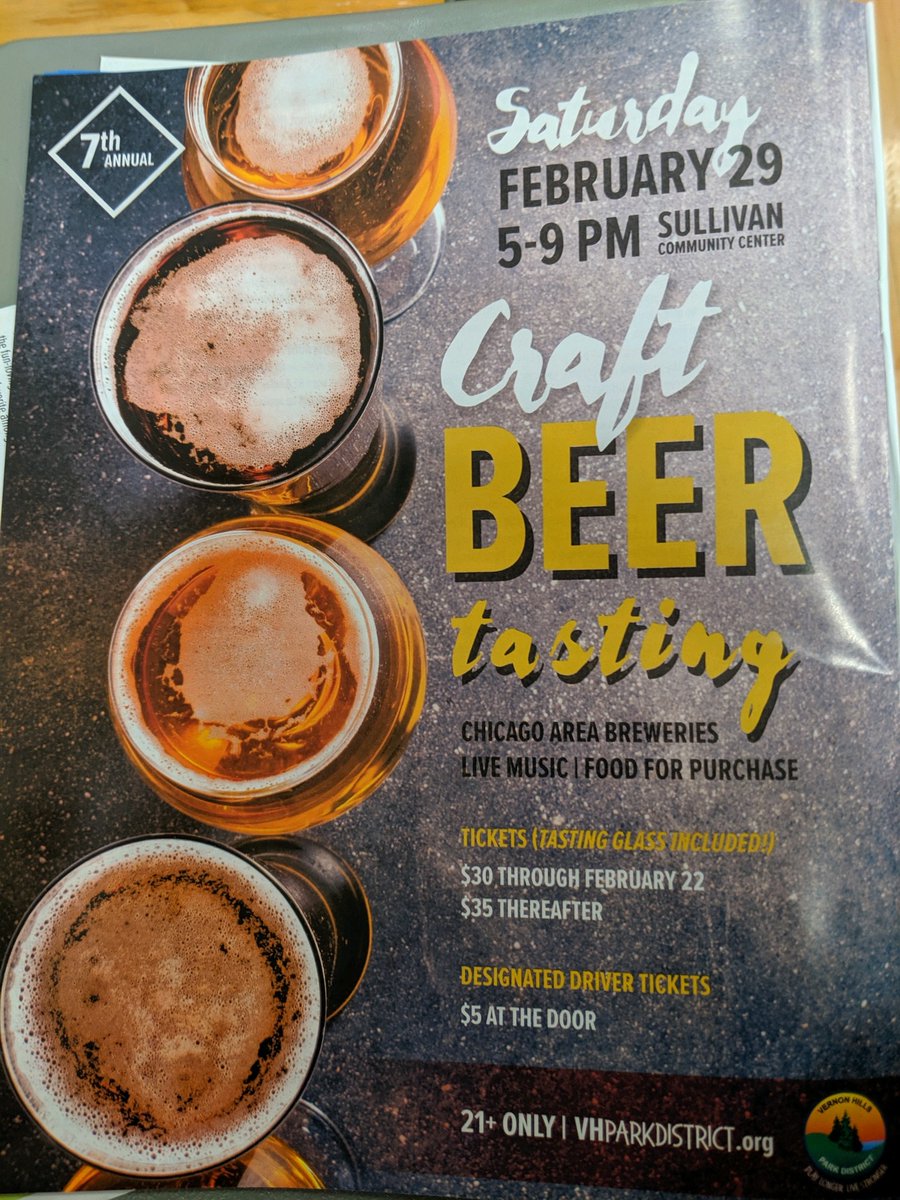 Wicked74303's tweet photo. Like Beer? 🍻 Like Rock music with a little swing? 👩‍🎤 Then come to the @VernonHills Craft Beer Fest On Feb 29. 530pm to 830pm show. #Dizzyedge #playitloud #rocknroll #singit https://t.co/79o4WqCnGO