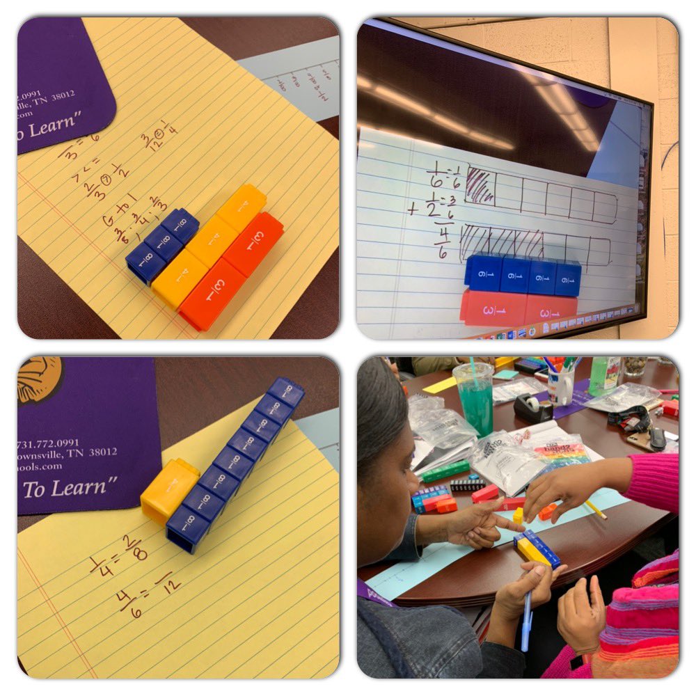 halbrook_tressy's tweet photo. @ESIWildcats , teachers &amp; EAs had  ‘Hands On Math’ to enhance student engagement that improves conceptual understanding for ALL students.  @BaynesAndrea modeled multiple strategies that correlated with grade-level standards! #Push2Persevere #ProceedWithPrecision https://t.co/eKURR1xfBU