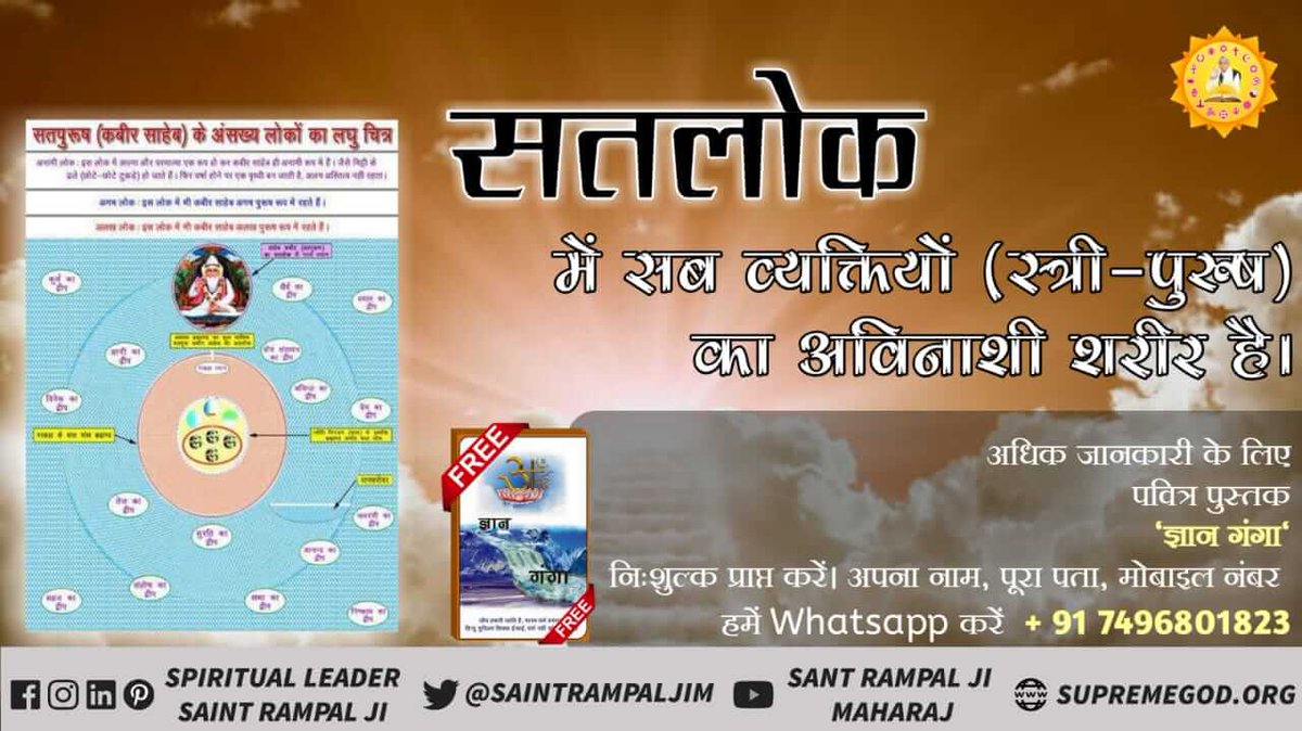 #PlaceOfSoul_Satlok
पूर्ण परमात्मा सतलोक में राजा की तरह विराजमान है देखने योग्य है। ज्ञान को देने अपनी पुण्य आत्मा से परमात्मा सतलोक से आकर मिलते हैं। देखें साधना टीवी पर शाम 7:30 बजे पढें ज्ञान गंगा और जीने की राह
@Rajkuma52616302 
@Nepal_tbn 
@nkthatai