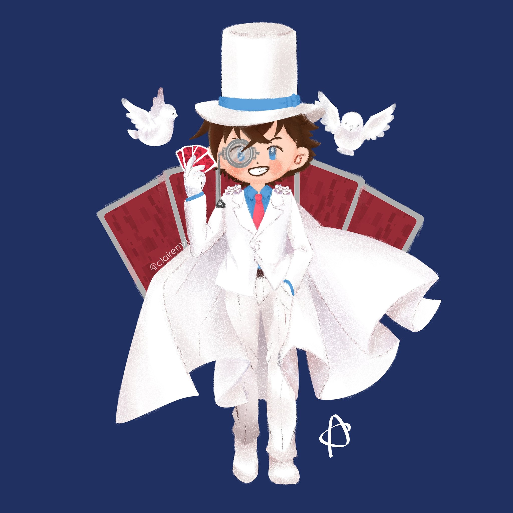Ariel Clariss The Most Charming Phantom Thief Ever Kaitou Kid Kaitoukid Kaitoukid1412 Kurobakaito Kaitokuroba Magickaito Phantomthief Magician Detectiveconan 黒羽快斗 怪盗キッド 名探偵コナン Comifuro14 Cf14 Kaito Kid