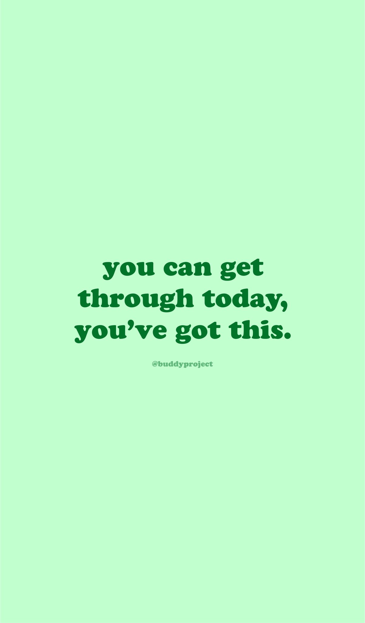 Buddy Project For The Third Week Of The Year We Have A Couple Of Daily Reminders For You You Are Good Enough You Re Allowed To Be Sad You Mean A