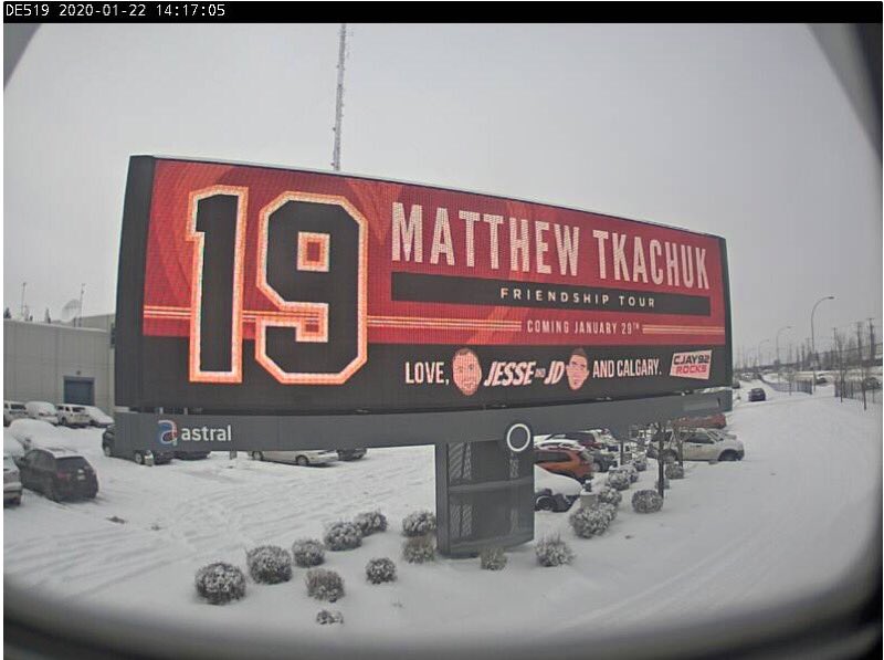 The Matthew Tkachuk Friendship Tour Billboards are alive and well in Edmonton Alberta. 

- <a href="/jessemodz/">Jesse Modz</a> and <a href="/JDfromCJAY/">JD 🎙🎤</a> #CJAY92 #JesseAndJD 

CC: <a href="/Moe_Saghir/">-M</a>