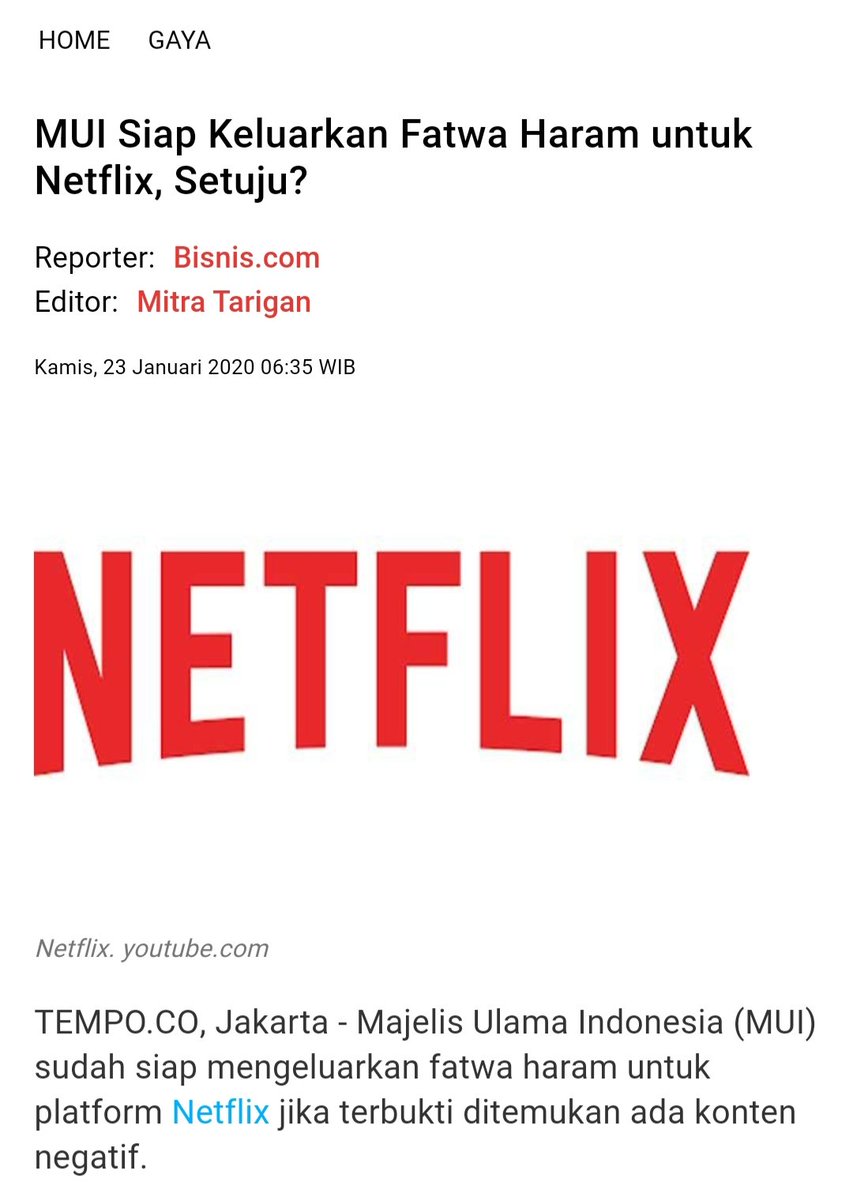andihiyat's tweet photo. Udah rajin ibadah, udah berbuat kebaikan, lalu masuk neraka cuma gara-gara nonton netflix

Bakalan minder dan malu banget pasti dah nanti di neraka sama penghuni lainnya https://t.co/4Qq8Ejs3ea