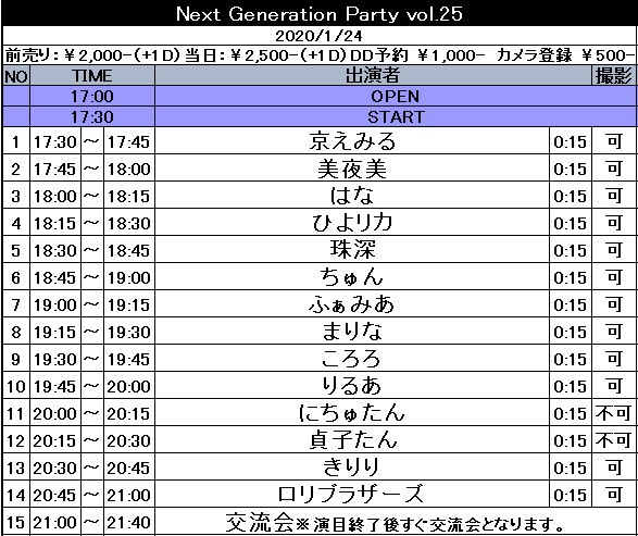 Trinity_Leap's tweet photo. ◇Next Generation Party vol.25◇
1.24＠四谷Honey Burst
OPEN17:00
前売￥2000（+1D）
DD予約￥1000

取り置き予約は各出演者まで！ https://t.co/E3hEwWNtAu