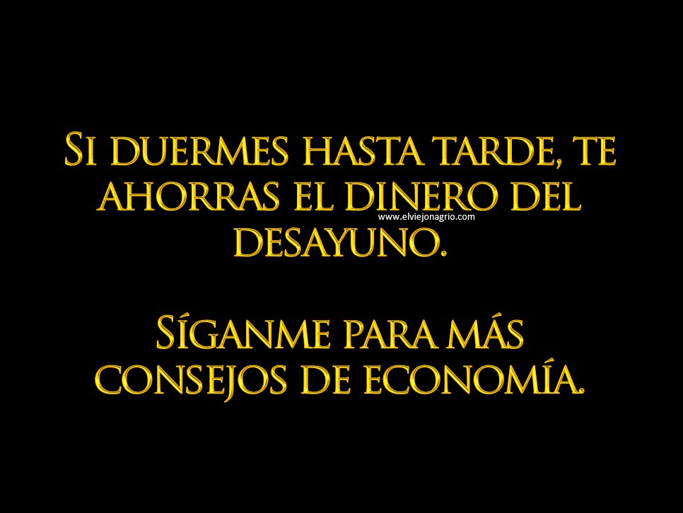 ElViejonAgrio's tweet photo. Tip para ahorrar y poco a poco hacer millones de pesos.... https://t.co/vP7scB1VFX