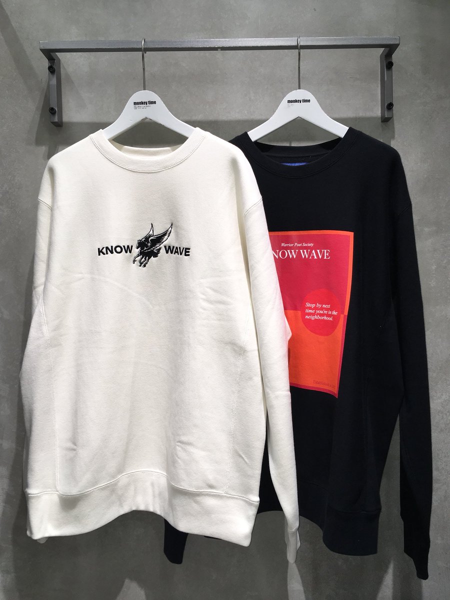 MT_OSAKA_'s tweet image. 〈KNOW WAVE〉
大変ご好評いただいております
" CN SWT "各種少量再入荷致しました。
ダウンジャケットのインナーに最適な裏起毛スウェットです。

15,800円(+tax)
#monkeytimejp
#KNOWWAVE