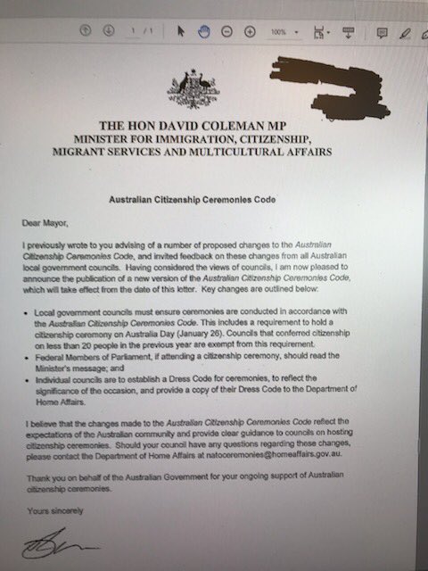 تويتر Darcy Byrne على تويتر Here S The Letter From The Minister For Immigration Demanding We Prescribe And Enforce A Fashion Police Dress Code For Citizenship Ceremonies For Goodness Sake Drop This تويتر Darcy Byrne على تويتر Here S The Letter From The Minister For Immigration Demanding We Prescribe And Enforce A Fashion Police Dress Code For Citizenship Ceremonies For Goodness Sake Drop This