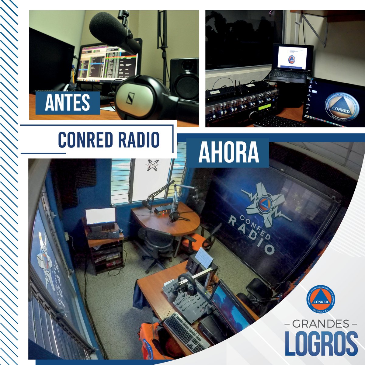 ConredGuatemala's tweet photo. #LogrosCONRED En los últimos 4 años CONRED Radio ha tenido un proceso de actualización del equipo para transmitir, manteniendo el compromiso de generar contenido específico en Gestión Integral para la Reducción del Riesgo de Desastres.
📄Página 165 👉 https://t.co/Y79LQHlO0V https://t.co/fzdlMbOe7i