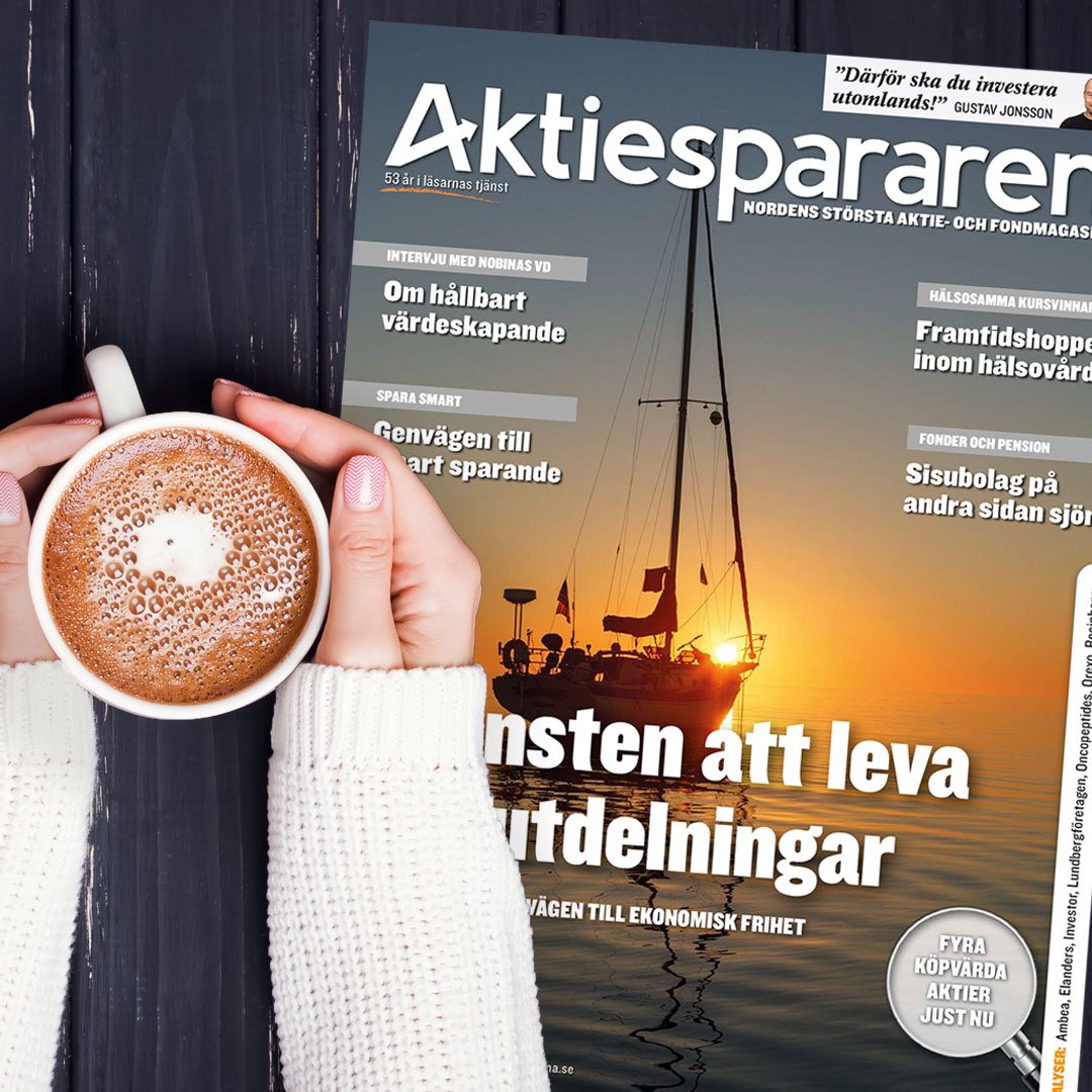 wallberg_sofia's tweet photo. Nytt fräscht nummer av Aktiespararen ute idag :) Sätt dig ner med en kopp kaffe &amp; låt oss ge dig tipsen för att nå ekonomisk frihet! @aktiespararna https://t.co/pU0Yxo1UaB