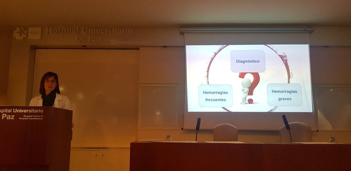 mer_501's tweet photo. "Do not do recommendations in Haemophilia" por la Dra @Malvarezroman en #hematobites #hematologia #hemophilia
@HematoLaPaz @HemostasiaHulp https://t.co/Te8xhAfV3K