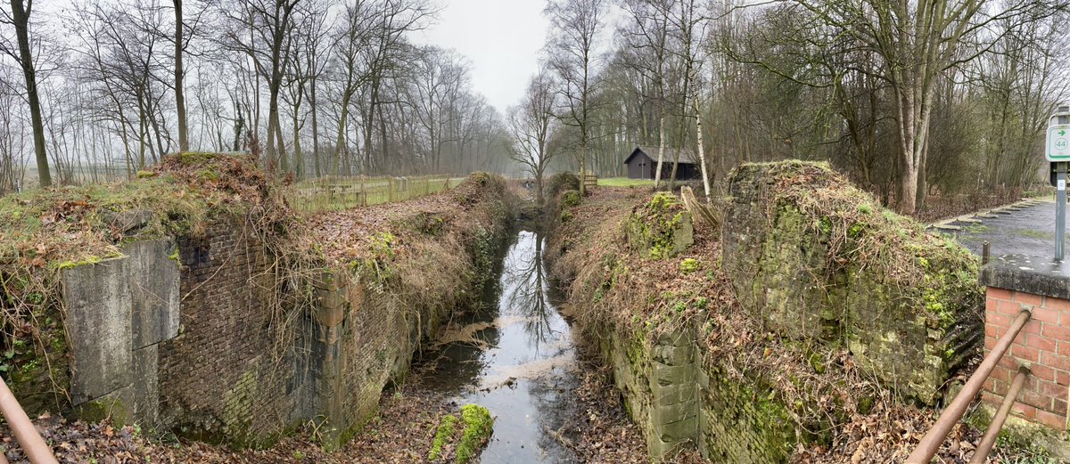 26th May 1400hrs, All bridges are blown over the canal meaning any tracked transport east of the canal were now trapped. The remains of the bridge now..