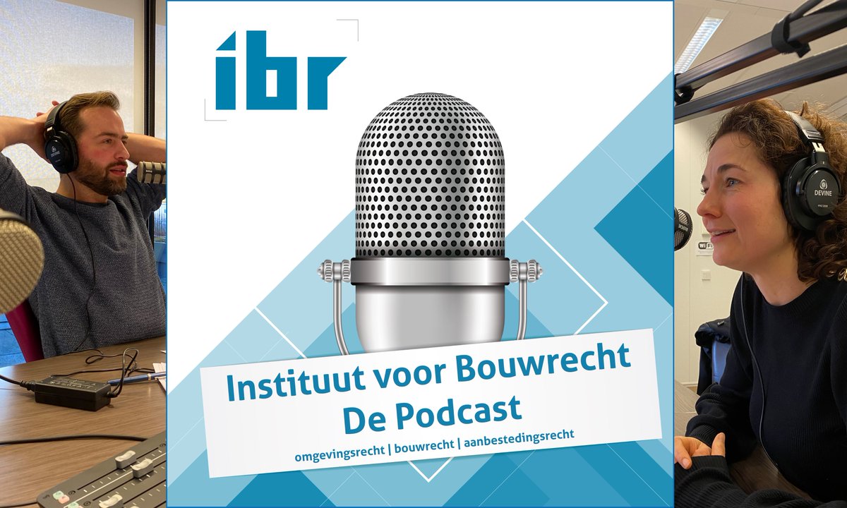 Onderweg naar werk of afspraak? Luister dan naar 'Instituut voor Bouwrecht - De #Podcast' met Daan Korsse en Marieke Kaajan. In deze eerste afl komen actualiteiten en jurisprudentie #omgevingsrecht aan bod.

Ga naar ibr.nl/podcast

#bouwrecht #stikstof #bouwvergunning
