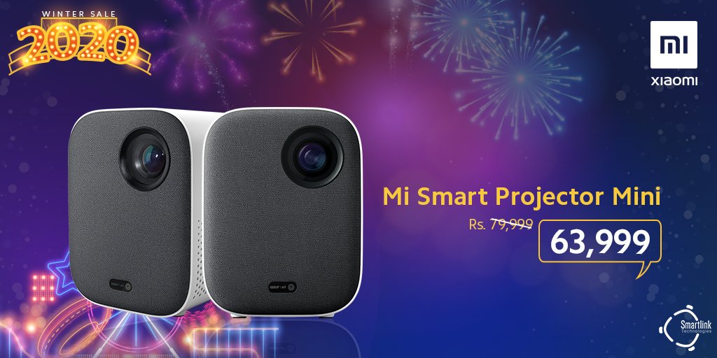 MistorePk's tweet image. Watch a movie, a game or use it for your next business meeting. 

Mi Smart Projector Mini is smart, portable &amp;amp; easy to connect. Now available at a discounted price for #WinterSale2020!

Shop now: bit.ly/2FAwdZU
#XiaomiPakistan #MiSmartProjectorMini