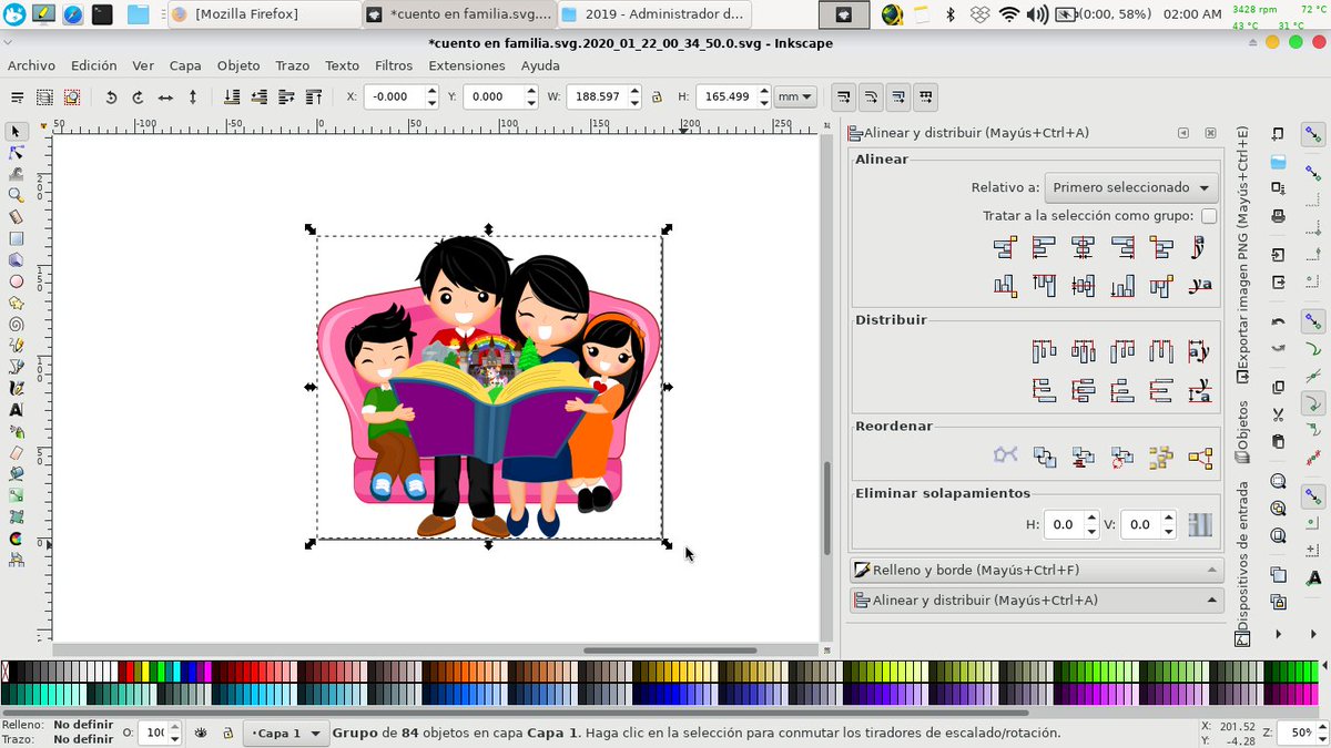 LeonDanArt's tweet photo. #SeguimosTrabajando  #Casual #Jueves   en #Inkscape #Linux #ArchLinux,  #cuentameenfamilia    #PrimeraPrueba de #color #rbg #cmyk #artesVisuales #ArteGeek  #artedigital #vectorart #GraffArt  #disenografico   #freelancer #TrazoaMouse #pixelart   #SoyCampechano https://t.co/5J3JZOfcG6