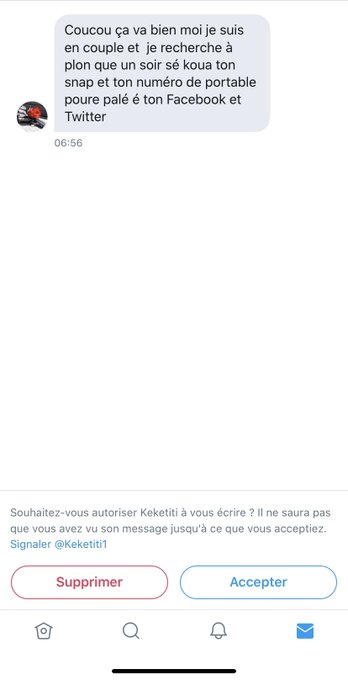 Je pr&eacute;cise quand m&ecirc;me qu&rsquo;il m&rsquo;&eacute;crit sur Twitter pour me demander mon twitter.... 🤦🏻&zwj;♀️ et ce n&rsquo;est pas<a href="/tag/moissanstabac"class="tags"><span>#moissanstabac</span></a>