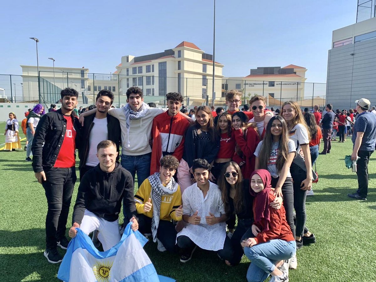 m_abdulhussein's tweet photo. International day @GIS_Gems ! In just this picture we have a dozen 
nationalities represented 🌍. #WeRGis #dp2020 https://t.co/u3miSa5arS