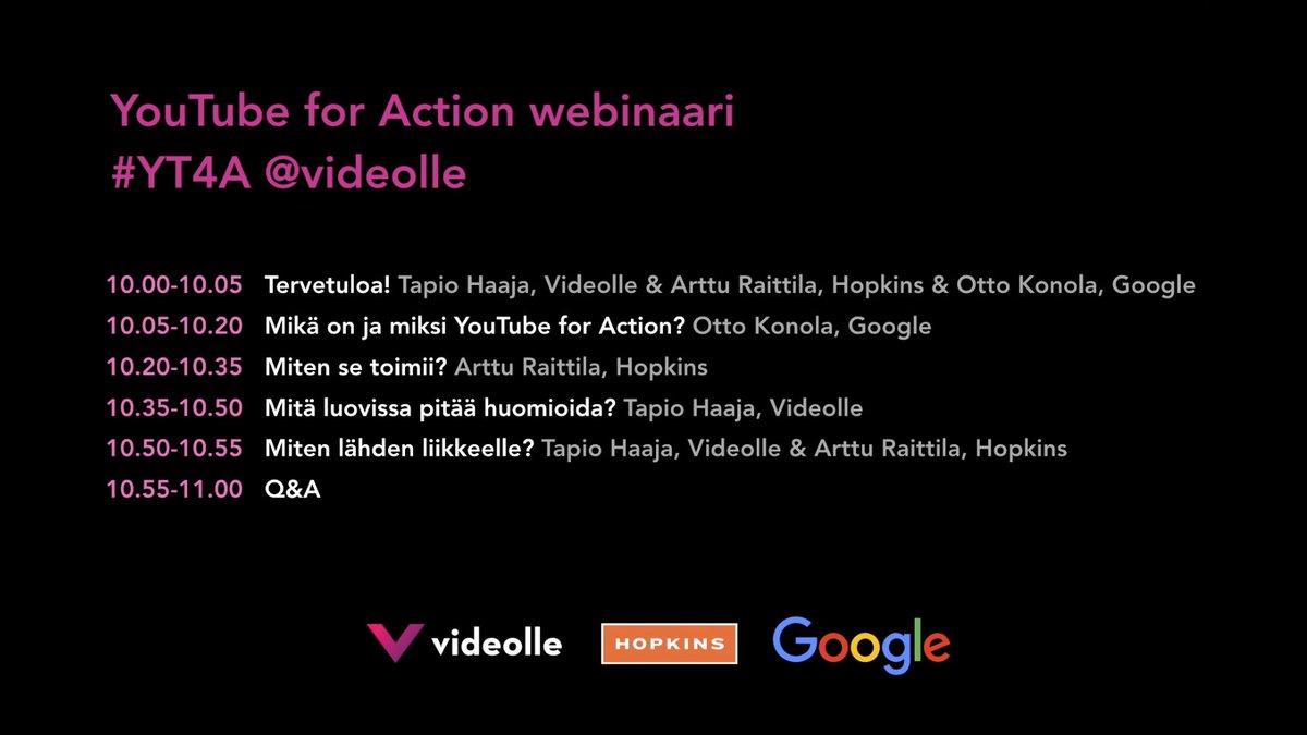 JennaPerus's tweet photo. Parhaillaan livenä! 🤓#YT4A @videolle #somefi #videomarkkinointi https://t.co/vZcLPUYfJn