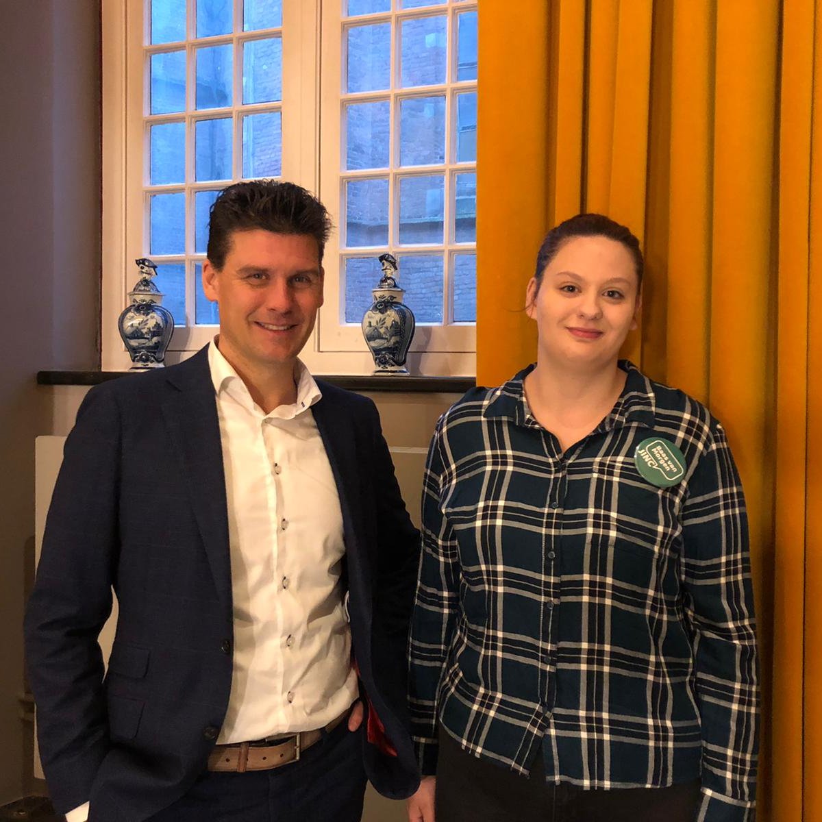 EWfacility's tweet photo. Onze Baas van Morgen Michelle gaat gelijk op hoog bezoek bij de Burgemeester van Arnhem. Samen met alle andere 'Bazen van Morgen' en 'Bazen van Vandaag' wordt de dag gestart met een heerlijk ontbijt. #eetsmakelijk #baasvanmorgen @JINC #laatdetoekomstvandaagleiden 
@CornelissenBas https://t.co/lTSddqamIN