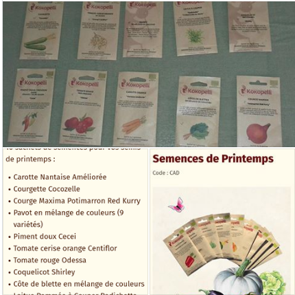 MapandFork's tweet image. 🎉 ça y est, le graines #Kokopelli🌱 sont arrivés! 🎉
Hâte d'être au printemps pour semer tout ça!
@asso_kokopelli (ennemi juré de #Monsanto &amp;amp; co.) cumule procès et plaintes pour avoir osé distribuer et vendre des semences de variétés traditionnelles non #OGM et non hybrides