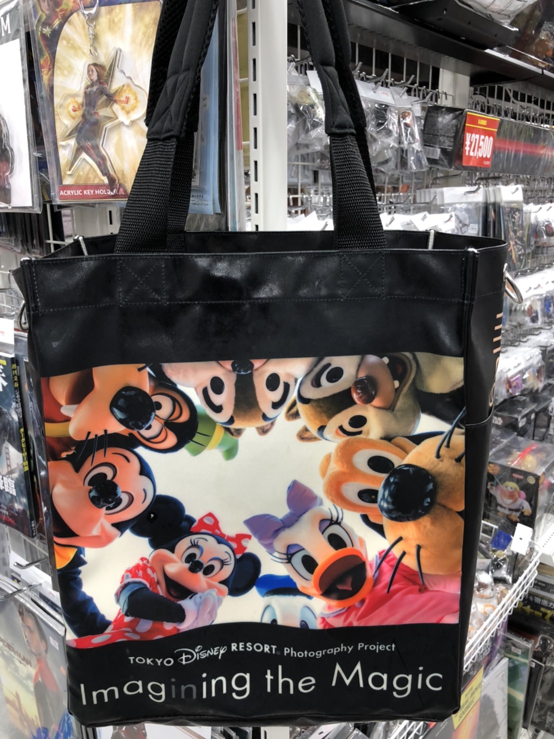 TDR ディズニーイマジニングザマジック実写トートバッグカメラバッグ
