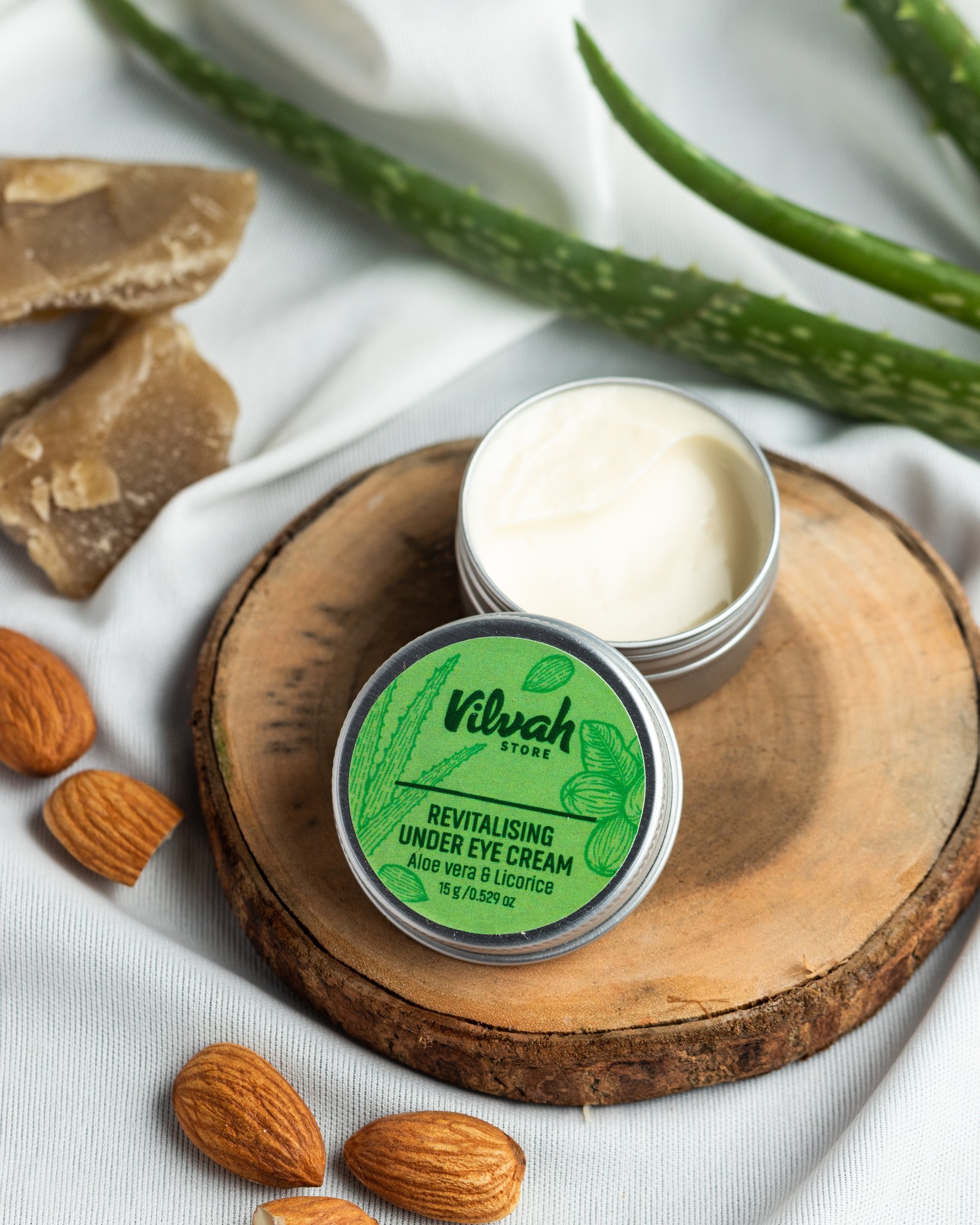 vilvah revitalizing under eye cream