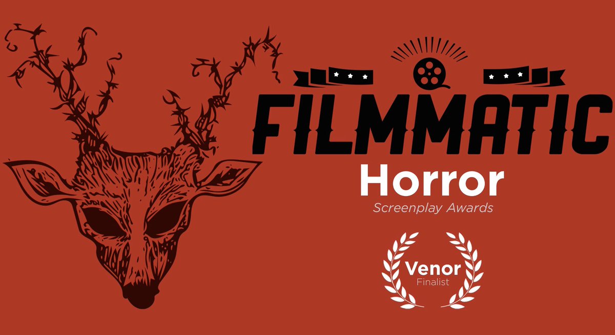 neonoirpictures's tweet photo. Venor is now a finalist in Filmmatic’s Horror Screenplay Awards #venor #horror #screenplay #screenwriting #finalist #mattnye #neonoirpictures https://t.co/uWpyr0BjBI