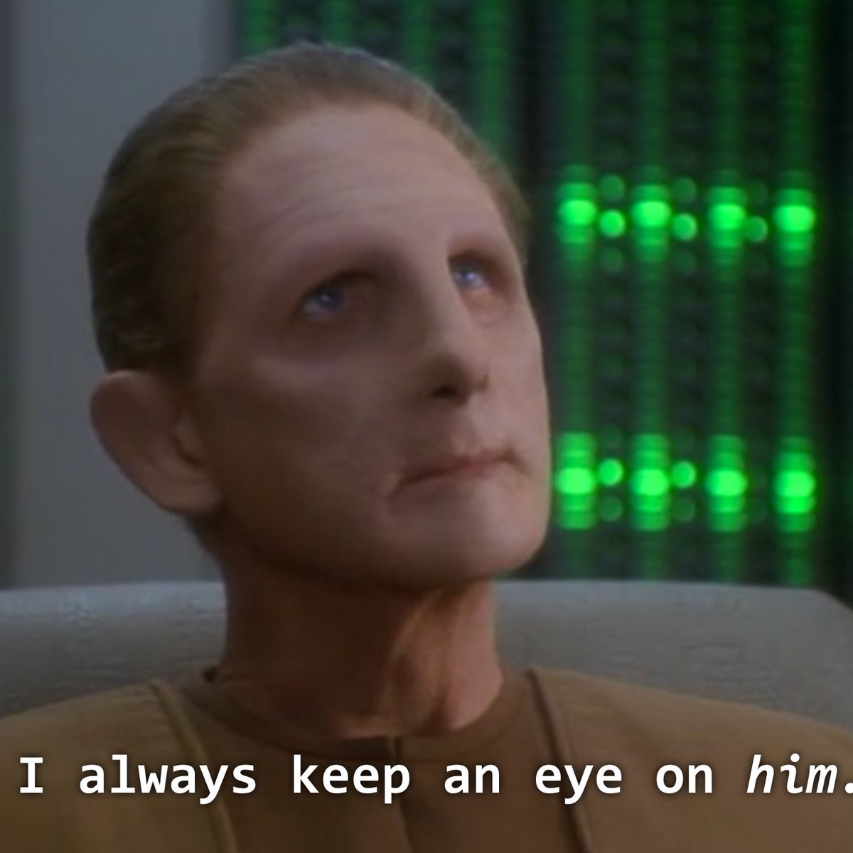 yes, Odo, we know