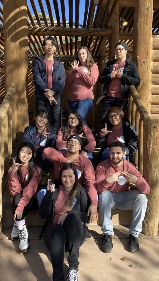 Our President Kass had an amazing time playing in the snow with our fellow MGC Presidents! We love the MGC Greek council! ♥️✨