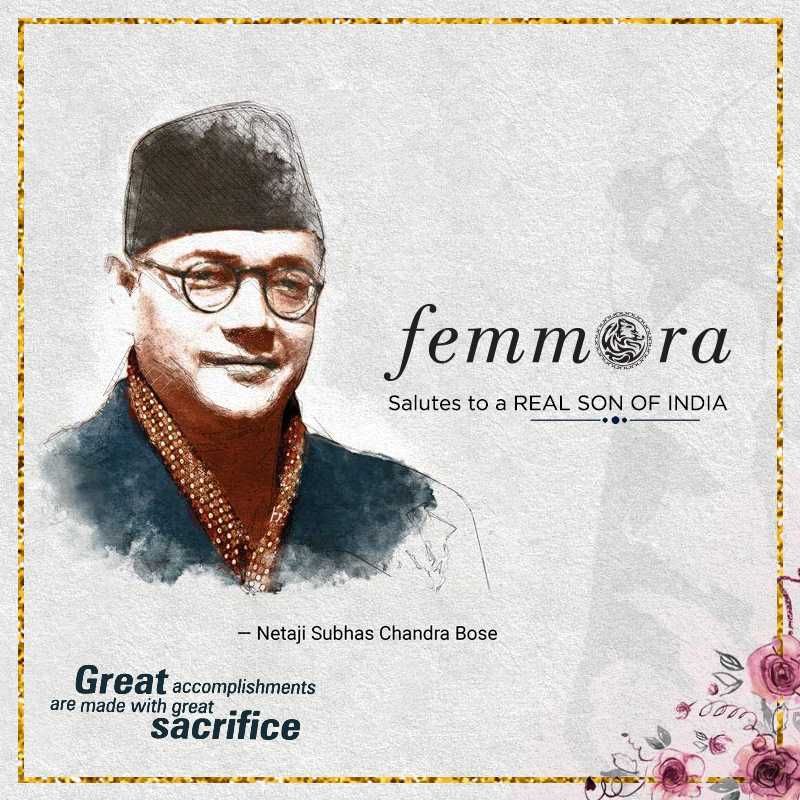 FemmoraOfficial's tweet photo. "FREEDOM is not given, it is TAKEN"
- Netaji Subhas Chandra Bose

Celebrate this day with pride!! https://t.co/NYgVEOFojj