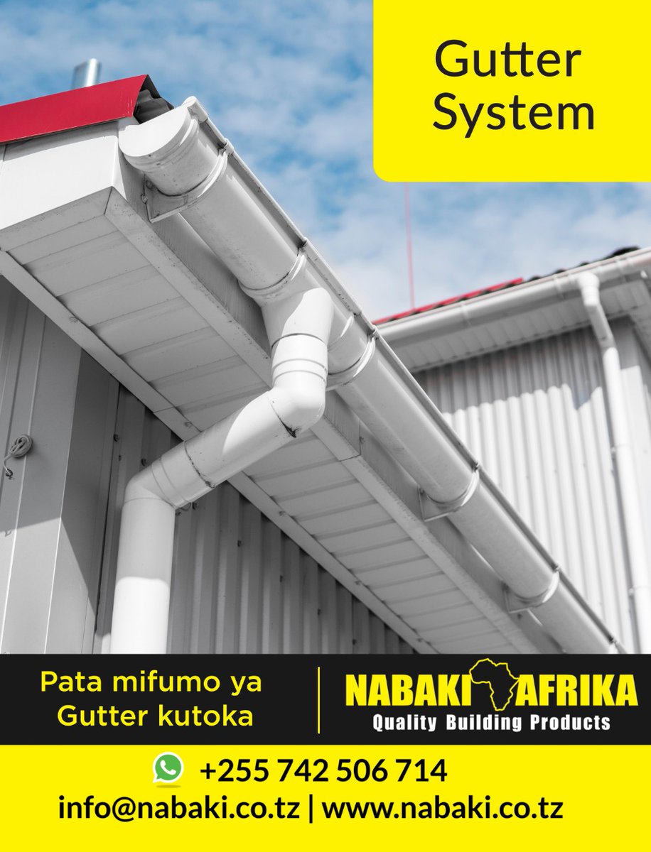 NabakiAfrikaLtd's tweet photo. Take Advantage of the Rain! Use your gutters for rainwater collection. Rainwater harvesting gives you the opportunity to reduce water usage and save some money. Get in touch to know more about the benefits of using rainwater guttering systems
#gutter #guttering #rainwatergutter https://t.co/MeouVuXCnQ