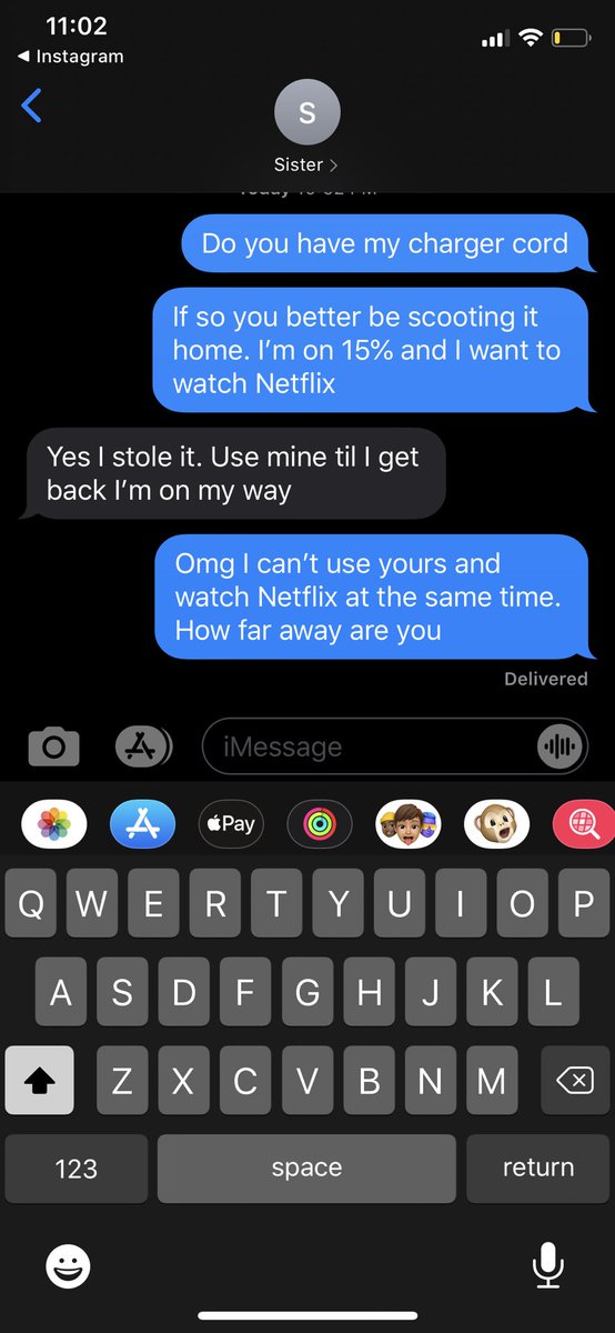 carolinec23's tweet photo. She is my ride or die, but you can’t just steal a charger. https://t.co/veFoyMcDY6