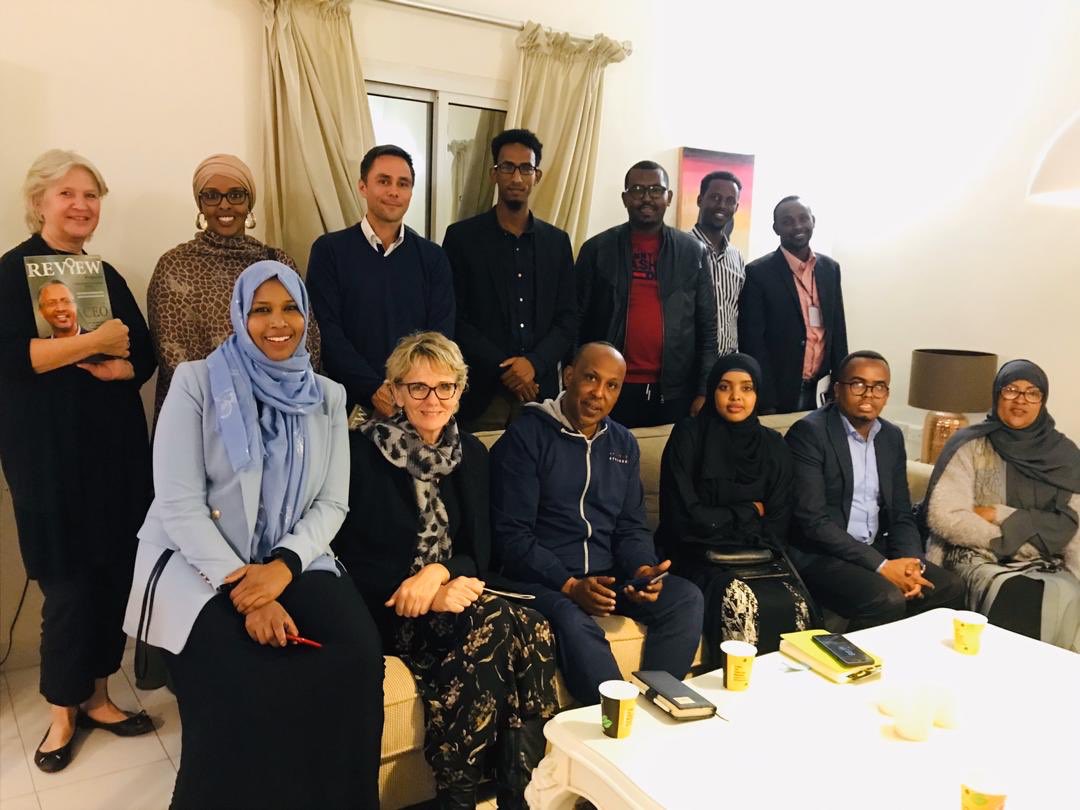 sonsaf_platform's tweet photo. It was great to bring together in coordination with @MatKjaer a diverse number of CSOs to meet with the Denmark 🇩🇰 Ambassador @Metknu and Deputy Ambassador Ms Nina Berg at the Danida compound. The current issues effecting SL were at the forth front of  discussions. https://t.co/HHkxeZdfGE