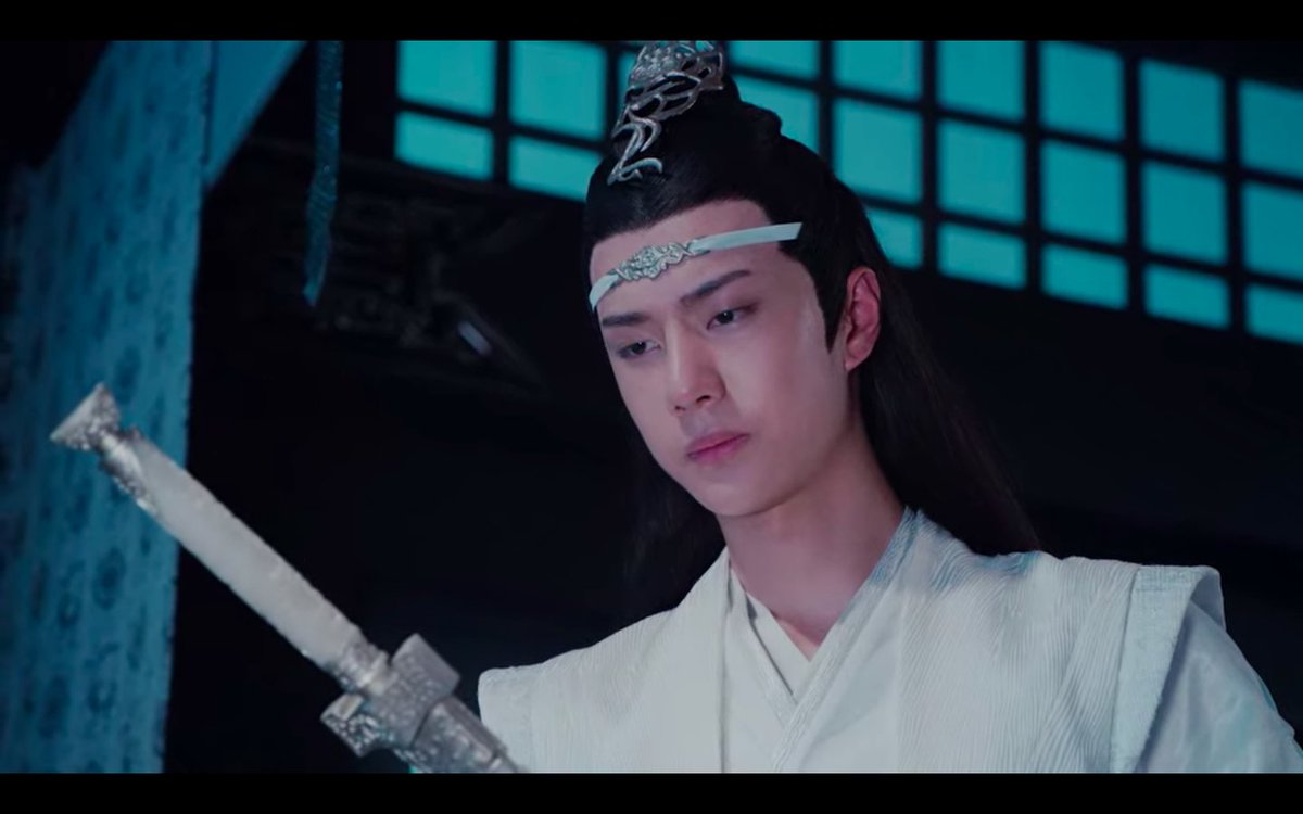 it's extremely predictable that i've progressed completely from deep ambivalence about the stoic love interest to 'let me treasure every second of this tortured face'  #MDZS