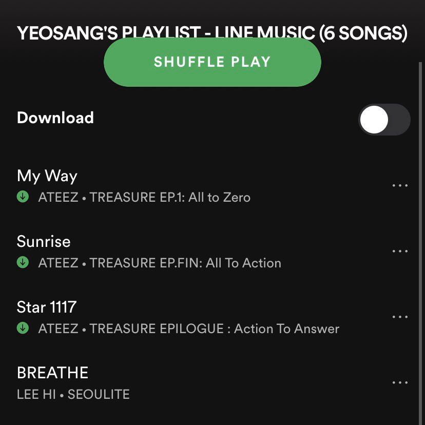 Hongjoong and Yeosang recommended krnb songs! HJ: 10cm - 봄이 좋야?? / What The Spring??YS: Lee Hi - Breathecredits to  @yunhoculture for making the playlist on spotify!