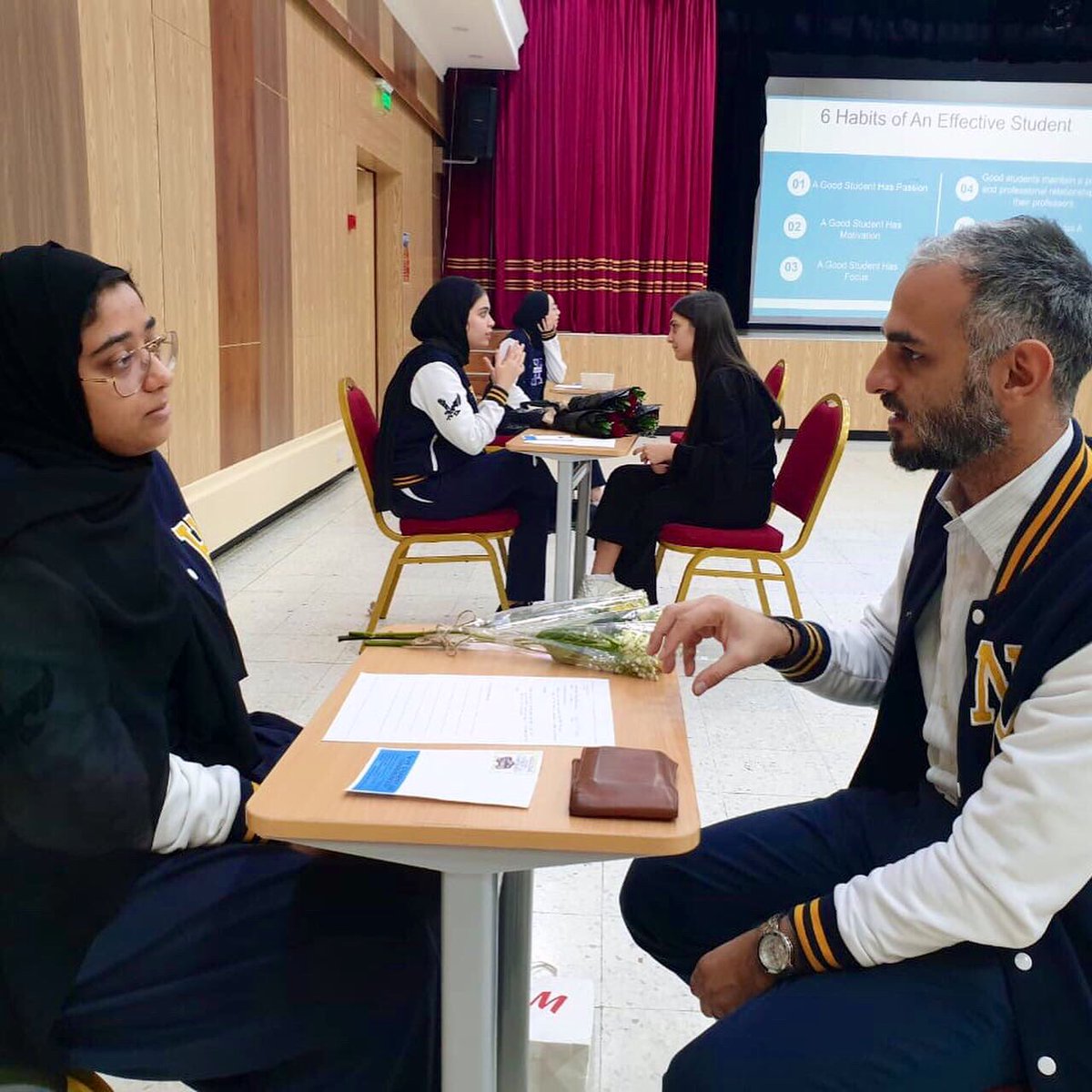 Mawakeb_Garhoud's tweet photo. Our G5 - 8 girls participated in a positive student-led conference & discussed their strengths & points of improvement with their teachers.
#ledconference #wearealmawakeb #studentledconference https://t.co/DYASKPJjhO