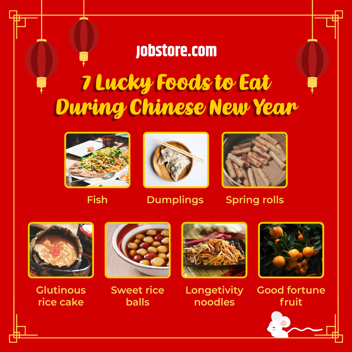 Chinese New Year Good Luck Foods