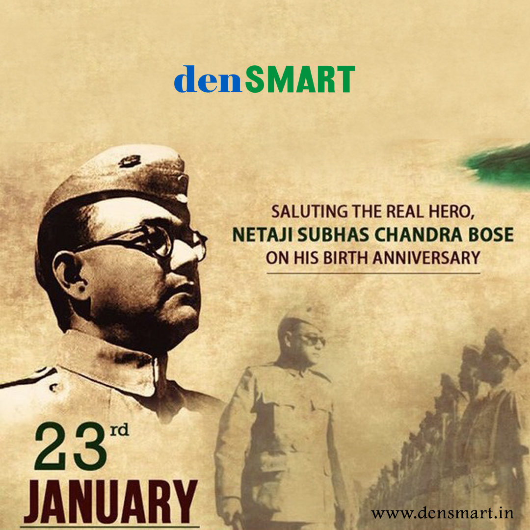 densmarts's tweet photo. Our tribute to a real freedom fighter, a true nationalist and fearless leader #NetajiSubhasChandraBose on his birth anniversary.
#JaiHind
#Netaji 
#Indian

Visit Us: https://t.co/HR2NOOHDJQ https://t.co/5NpEBHkSe5