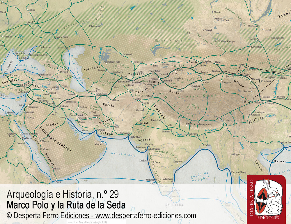 EN DESPERTA FERRO ARQUEOLOGÍA E HISTORIA N.º 29: Marco Polo y la Ruta de la Seda, podrás encontrar…
En el corazón de Asia. La Ruta de la Seda en la historia por Peter Frankopan (Oxford University)

A la venta el 3 de febrero de 2020 👉👉 bit.ly/2RGNh6m