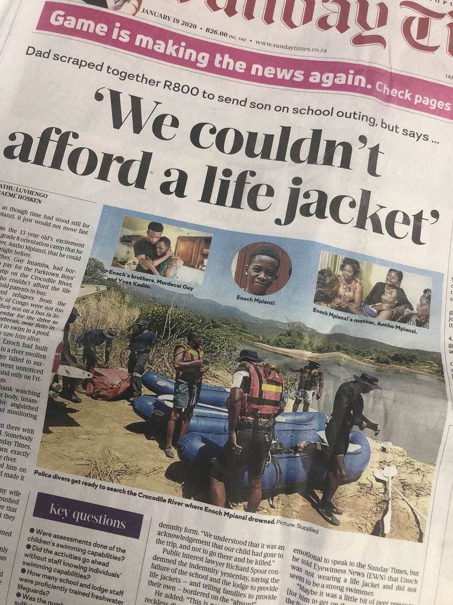 sydney_kairos's tweet photo. @Noxxcee And the media that ran with this headline, shame on you @SundayTimesZA ! https://t.co/ke5s5MAtyc