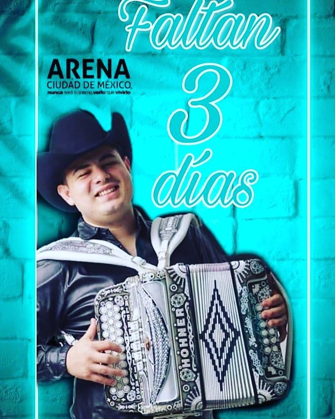 KarlaLa92490962's tweet photo. Faltan solo 3 días para que @AlfredoOlivas_ ilumine la Ciudad de México con su #TourTieneMemoriaLaPiel2020 no te lo puedes perder, ven y vive la #MejorDeLasHistorias 🥰
#tienememorialapieltour
#medalladeplata🥈 #LiveMusicGroup #regionalmexicano
#EquipoOlivas
#TeamGeneralas https://t.co/vANd2Ruz3g