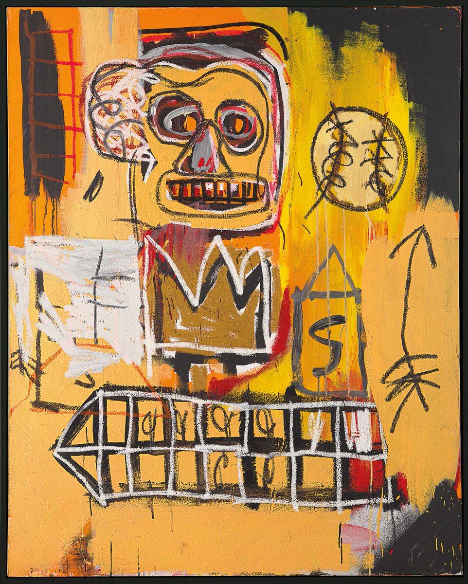 Jean-Michel Basquiat, Orange Sports Figure, 1982