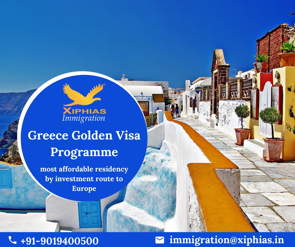 XiphiasInfo's tweet photo. Greece Golden Visa Programme is the most affordable residency by investment route to Europe. Approach XIPHIAS Immigration for expert advice.
Apply at: https://t.co/iIXsZeVsmf
#goldenvisagreece #greecevisa #visagreece #greecegoldenvisa #visaingreece #goldenvisaingreece
#india https://t.co/Vi3lJU13m8