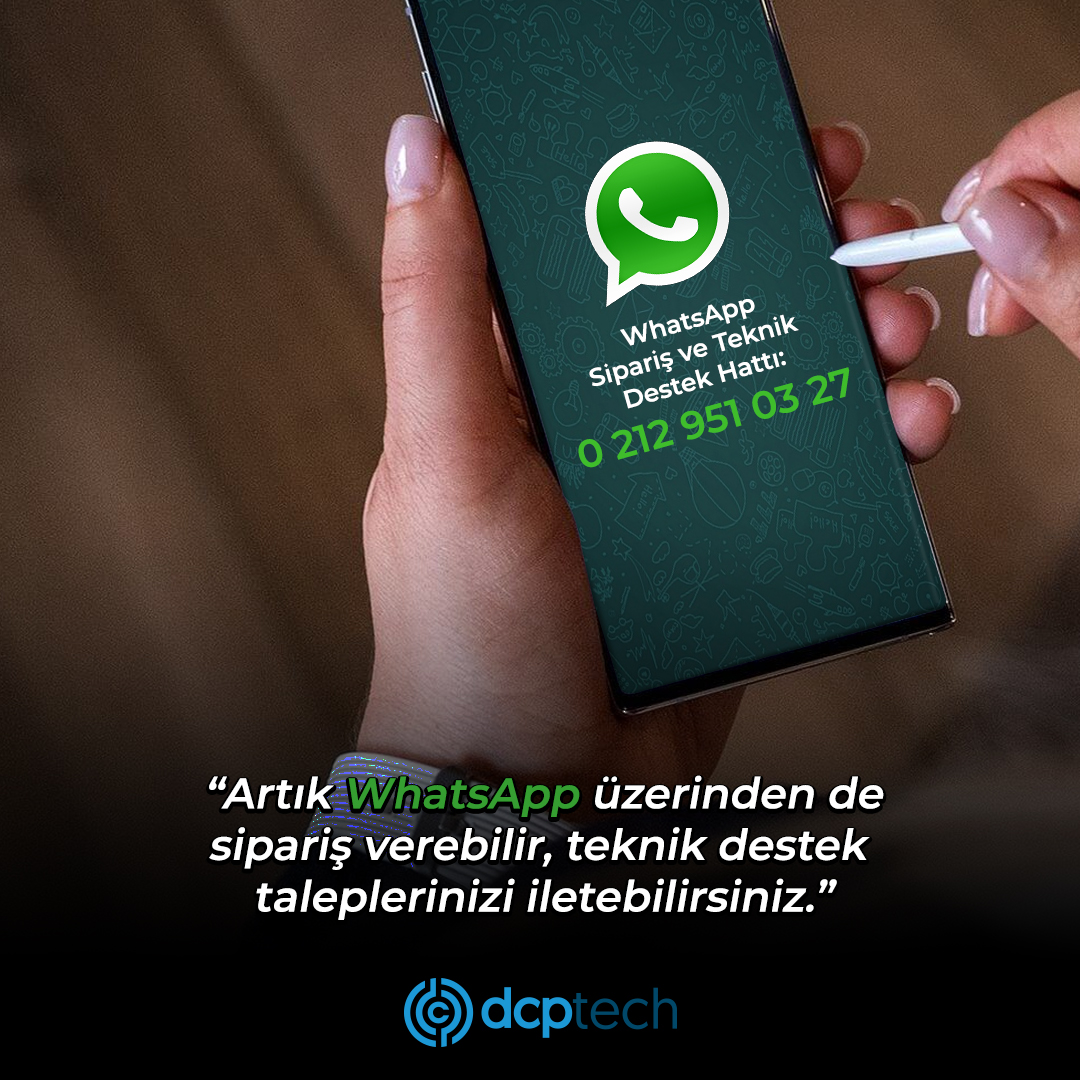 Siz hız kaybetmeyin diye müşteri hizmetlerimiz WhatsApp'da anlık desteğe başlıyor.