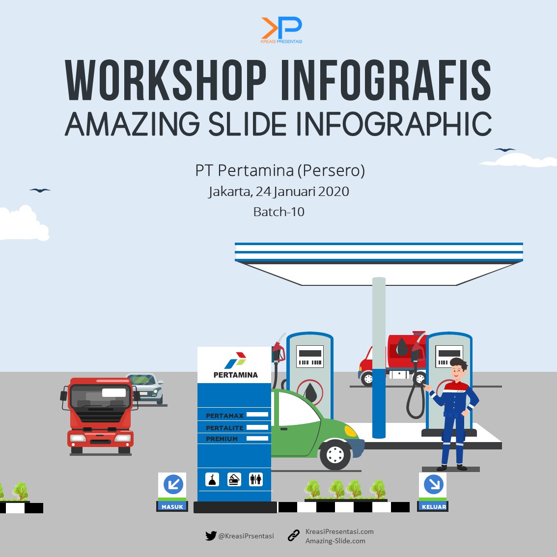 KreasiPrsentasi's tweet image. Prepare workshop infografis bersama PT Pertamina. Bismillah… semoga lancar, sukses, dan bermanfaat.
.
.
Info kerjasama:
085733330407(Bu Isti)
KreasiPresentasi.com

#amazingslidepresentation #amazingslideinfographic #amazingslidevideographic #amazingdatapresentation