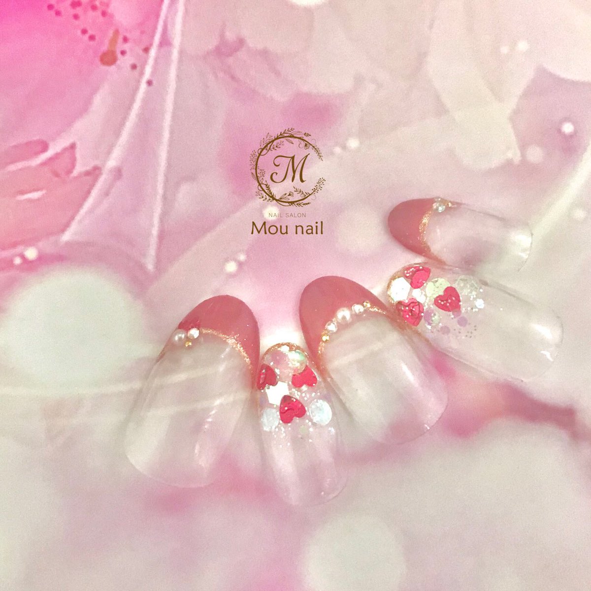 ট ইট র Mou Nail バレンタインネイル もうすぐバレンタインデーですね 今年の新作 Mou Nailのバレンタインデザイン ハートいっぱい バレンタインネイル お楽しみください 三木市 三木市ネイルサロン バレンタイン