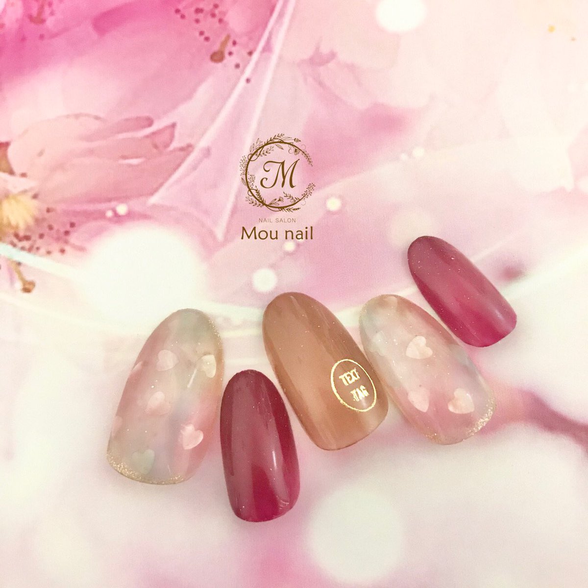 ট ইট র Mou Nail バレンタインネイル もうすぐバレンタインデーですね 今年の新作 Mou Nailのバレンタインデザイン ハートいっぱい バレンタインネイル お楽しみください 三木市 三木市ネイルサロン バレンタイン