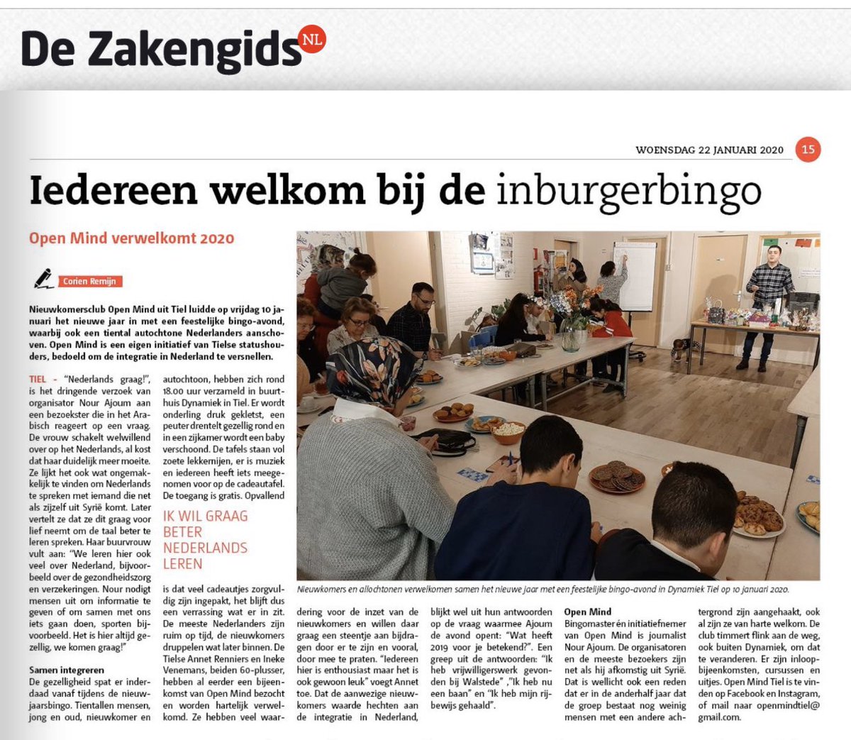 Wat trots zijn we!!
Bedankt #Corin_Remijn van De @Zakengids voor deze mooie worden..
zakengidstiel.nl/reader/64994/1…
<a href="/gemTiel/">gemeente Tiel</a> <a href="/AjoumNour/">Nour Ajoum</a> <a href="/OtriAya/">Aya Otri</a>