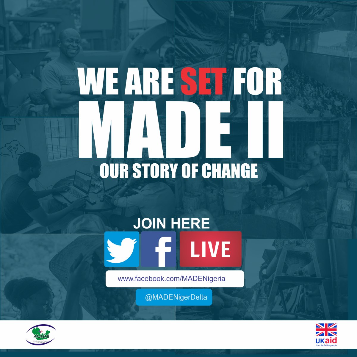Join us today by 10am today as we share our story of change in the #NigerDelta. Don't miss it!